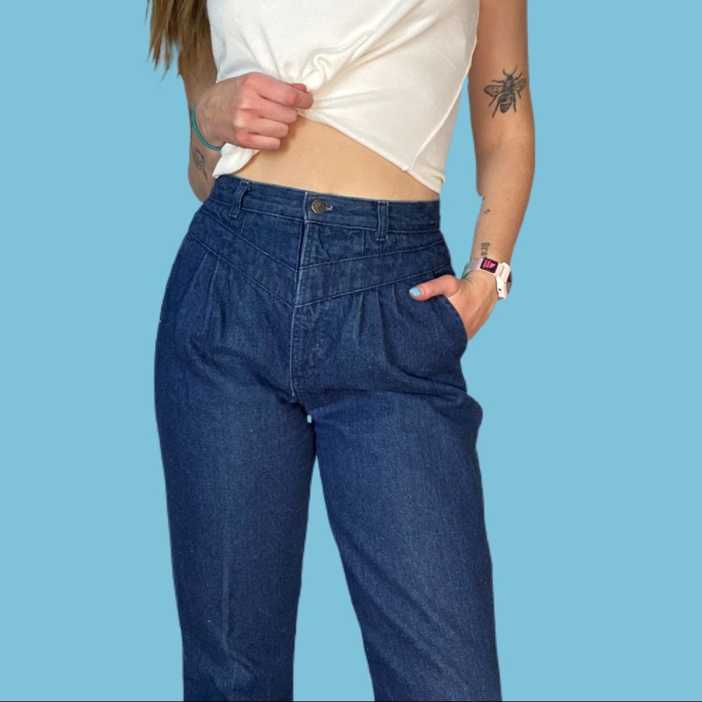 Rocky Mountain High Rise Blue Western Jeans